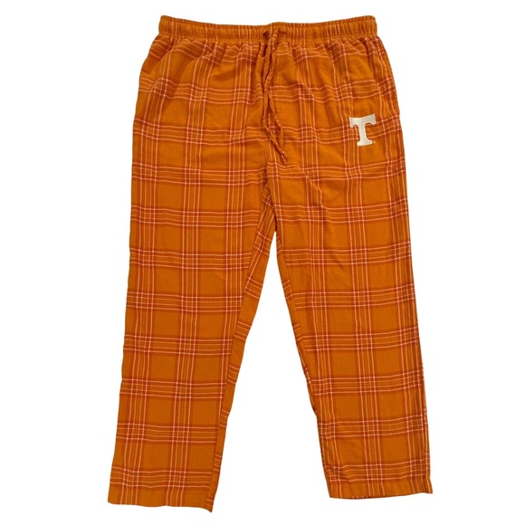 Tennessee Volunteers Concept Sports Plaid Pajama Lounge Pants XX Large 98 - Picture 1 of 8